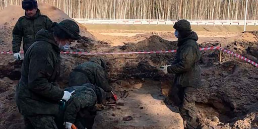 На трассе “Кола” в ленинградской области обнаружены останки солдат РККА