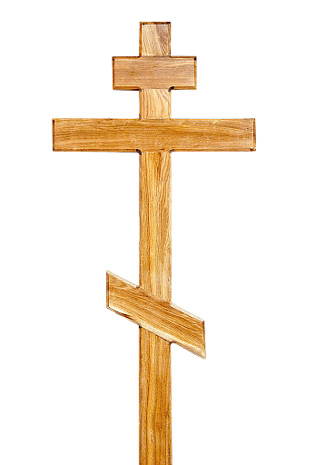 Крест на могилу сосновый